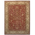 Hand-tufted Nikita Red/ Beige Wool Rug (8' x 10'6)