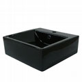 Vitreous China Black Lavatory Sink