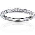 14k Gold 1/4ct TDW Diamond Semi-eternity Band (G-H,I1)