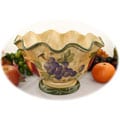 Tuscan Collection Hand-painted Fruit Bowl