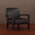 Roadster Dark Brown Leather Chair