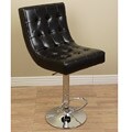 Chicago Black Leather Bar Stool