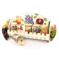 Tuscan Collection Handpainted 5-piece Spice Rack