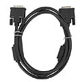 Black 6-foot DVI-D Digital Dual Link M/M DVI Cable