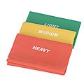 Portable Pilates Latex Resistance Bands for Any Level (Set of Three)