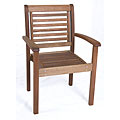 Eucalyptus Wood Stackable Chair