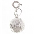 Sterling Silver Soccer Ball Sports Charm