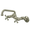 Wallmount Chrome Kitchen Faucet