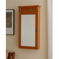 Mission Wall Mount Jewelry Armoire