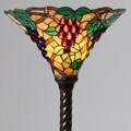Tiffany Style Grape Torchiere Lamp