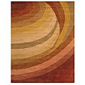 Hand-tufted Cave Wool Rug (8' x 10')