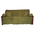 Jacquard Chenille Full-sized Skirted Futon Cover Set