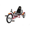 MoboTriton Ultimate 3-wheeled Red Cruiser