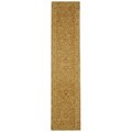 Handmade Ancestry Tan/ Ivory Wool Runner (2'3 x 12')