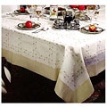Daisy Design Embroidered Tablecloth
