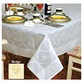 Imperial Floral Design Shear Organza Tablecloth