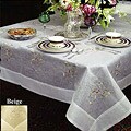 Convenient hint on waves Transform Upgrade Beads and Bows Embroidered Tablecloth