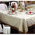 Luxury Damask Floral Design Tablecloth
