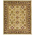 Handmade Heirloom Ivory Wool Rug (6' x 9')