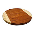 Round Two-tone Natural Bamboo Cutting Board