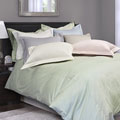 Royal Velvet Dot 330 Thread Count Duvet Cover Set