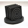 Solid Surface Corian Coaster Set w/ Stand