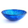 Fontaine Ocean Foil Glass Vessel Bathroom Sink