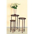 Free efficient guidepost for iron Porch Iron Round Indoor/ Outdoor Plant Stand