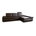 Fordon 2-piece Brown Leather Sofa Sectional