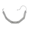 18k White Gold 5/8ct TDW Diamond Bars Necklace