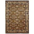 Hand-tufted Kamela Brown Wool Rug (8' x 10'6)
