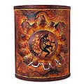 Song for the Sun Iron Candleholder (Mexico)