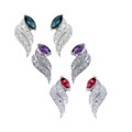 Sterling Silver Gemstone Earrings (China)