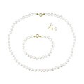14k Yellow Gold Freshwater Pearl Set  (Set of 3)