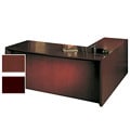 mahogany desk Writing Mayline Corsica 5-Piece Office Suite