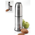All-in-One Stainless Steel Flask and Travel Mug