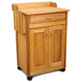 Rolling Wood Kitchen Cart
