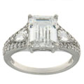 Maddy Emerson 'Mesmerized' Emerald-cut CZ Ring