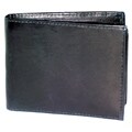 Kozmic Men's Black Leather Wallet