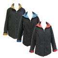 Komitor Plus Size Reversible Hooded Jacket