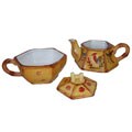 Sunshine Rooster Tea for One Tea Pot Set (2 pc)