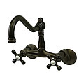 Oil-rubbed Bronze Wall-mount Kitchen Faucet