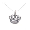Tressa Sterling Silver Crown Pendant Necklace