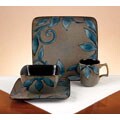 Asian Leaf 16-Piece Dinnerware Set
