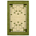 Elite Contemporary Handmade Wool Rug (5' x 8')