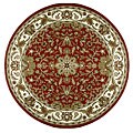 Handmade Elite Traditional Wool Rug (6' Round)