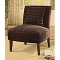 Accent Chair Plum Argyle