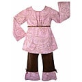 JoJo Designs 2-piece Pink Paisley Baby Girl Outfit