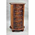 Wood Rolltop desk helpful sources Carved Wood Round 6-drawer Jewelry Cabinet