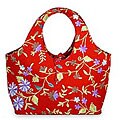 'Aari Floral' Wool  Handbag (India)